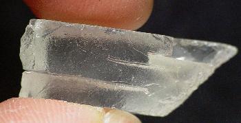 Petalite — colorless crystal on matrix, Sweden